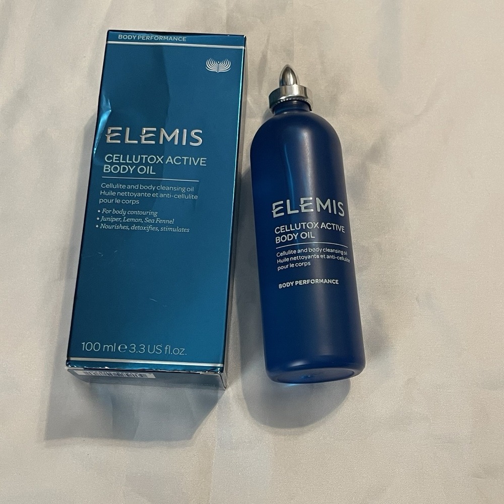 Elemis Cellutox Active Body Cleansing Oil Juniper Lemon & Sea Fennel 3.3oz ~ New